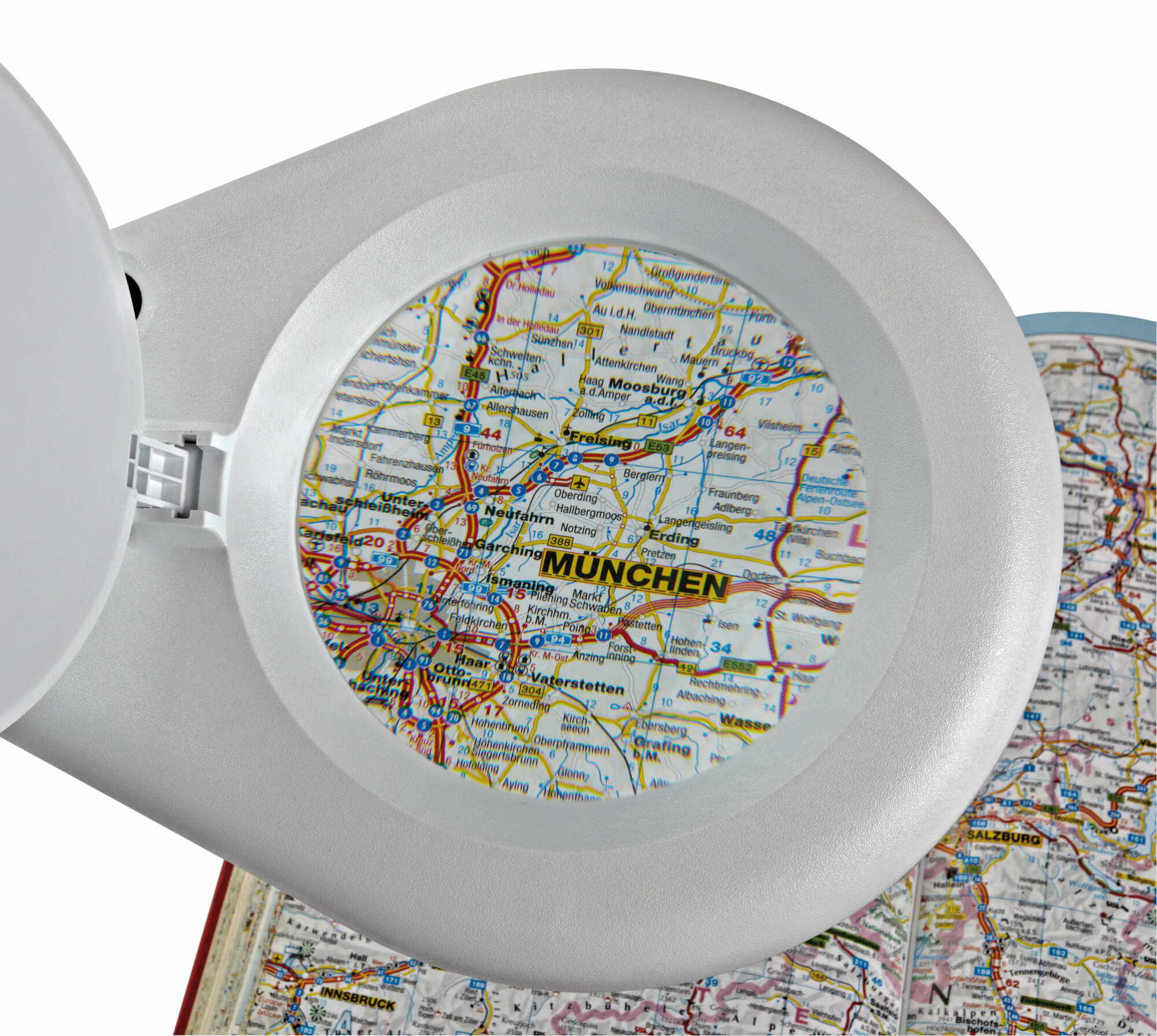 Jakob Maul GmbH MAUL 8263402 - 127 x 127 mm - LED - 8 W - 6500 K - 660 lm - Weiß, Ansicht 2