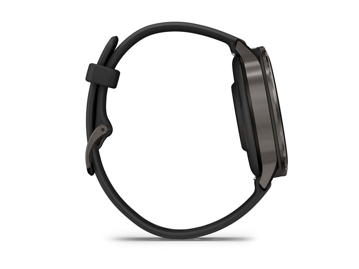 Garmin Venu 4 - 41 mm - Schiefer - intelligente Uhr mit Band - Silikon - schwarz - Handgelenk: 110-175 mm - 1.2, Ansicht 3