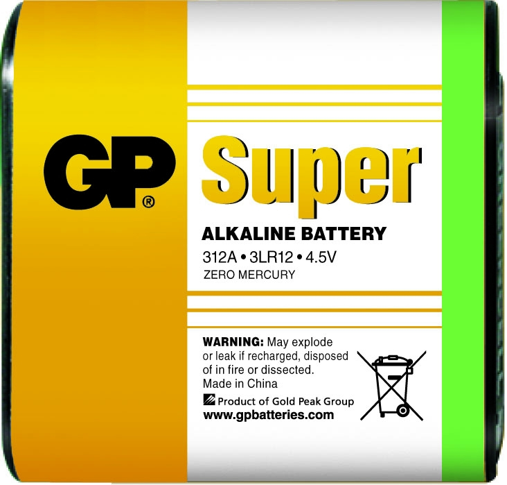 GP Battery GP Super Alkaline 312A - Batterie 3LR12 - Alkalisch, Ansicht 2
