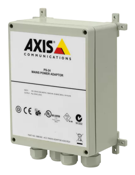 Axis PS24 - Netzteil - für AXIS 231D Network Dome Camera, 232D Network Dome Camera, Ansicht 2