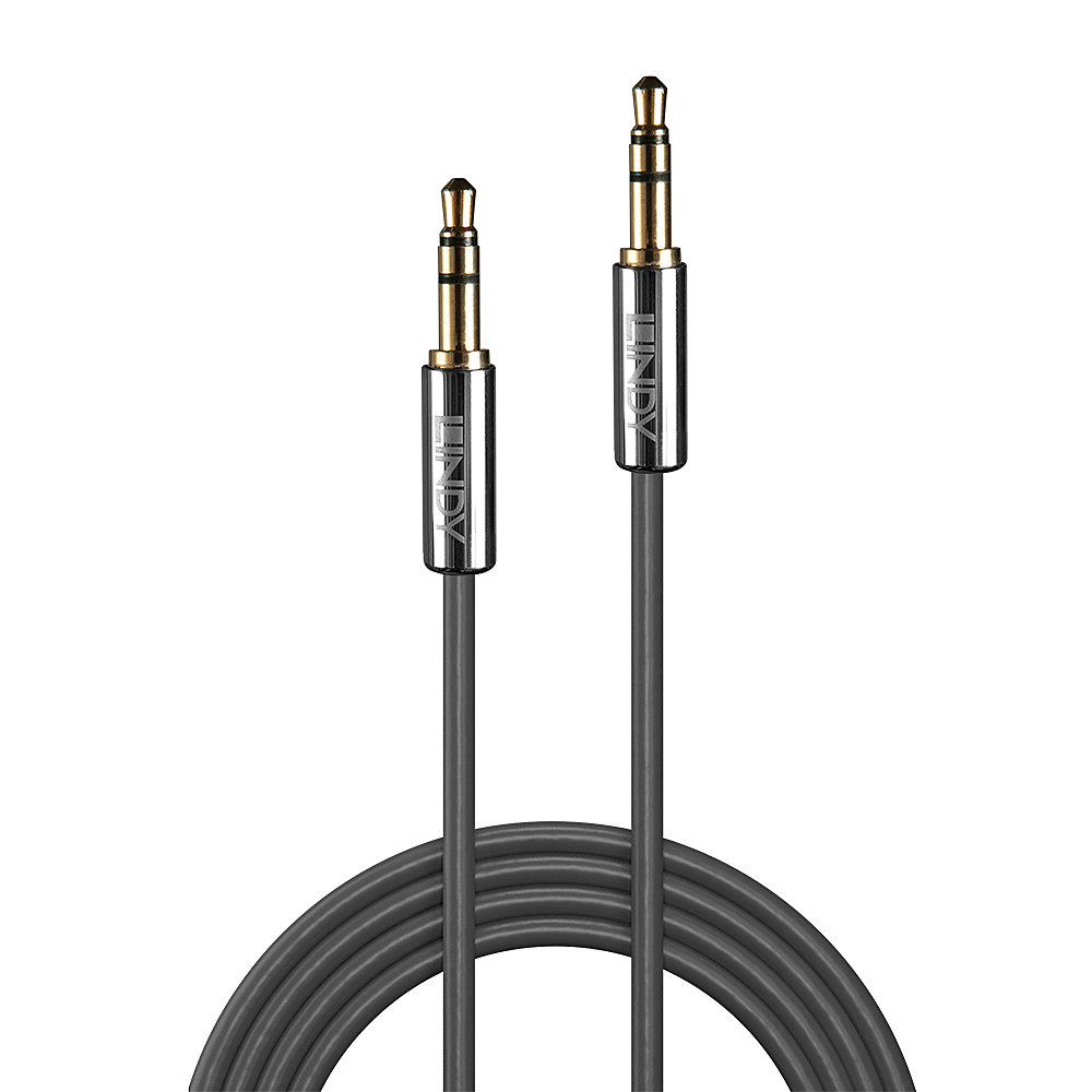 Lindy Cromo Line - Audiokabel - mini-phone stereo 3.5 mm männlich zu mini-phone stereo 3.5 mm männlich - 1 m, Ansicht 3