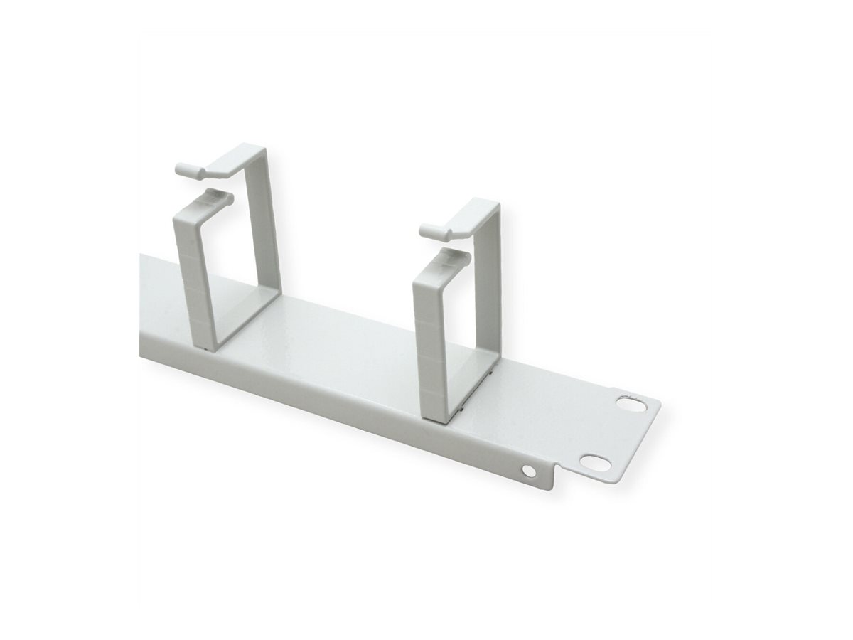 ROLINE 19 Zoll Rangierpanel 1 HE 40x60mm grau, Ansicht 3