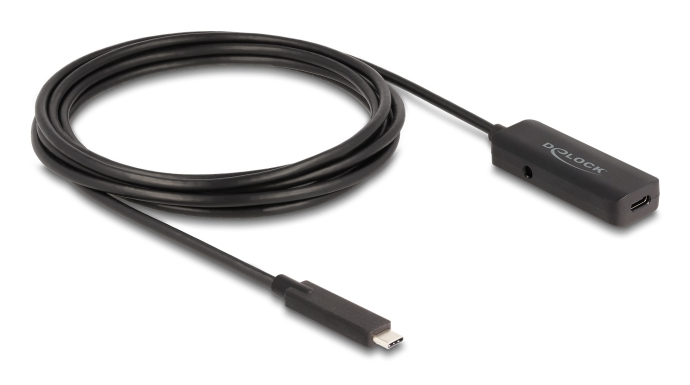 Delock Aktives USB 10 Gbps Verlängerungskabel USB-C 3 m - Digital/Daten - Strom/Netzteil, Ansicht 3