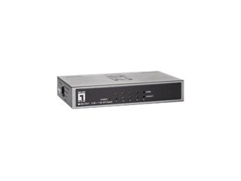 LevelOne GEU-0521 - Switch - unmanaged - 4 x 101001000 + 1 x Gigabit SFP