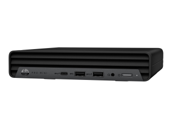 HP Pro 400 G9 - Mini - Core i5 i5-14500T  1.7 GHz - RAM 8 GB - SSD 256 GB - NVMe - UHD Graphics 770 - 1GbE Wi-Fi 6E Bluetooth 5.3 - WLAN 802.11abgnacax (Wi-Fi 6E)