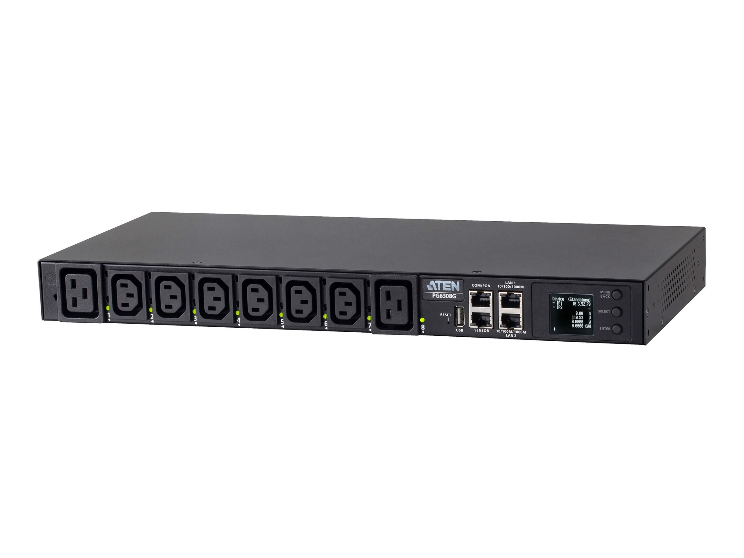 ATEN PG series PG6308G - Stromverteilungseinheit (Rack - einbaufähig)