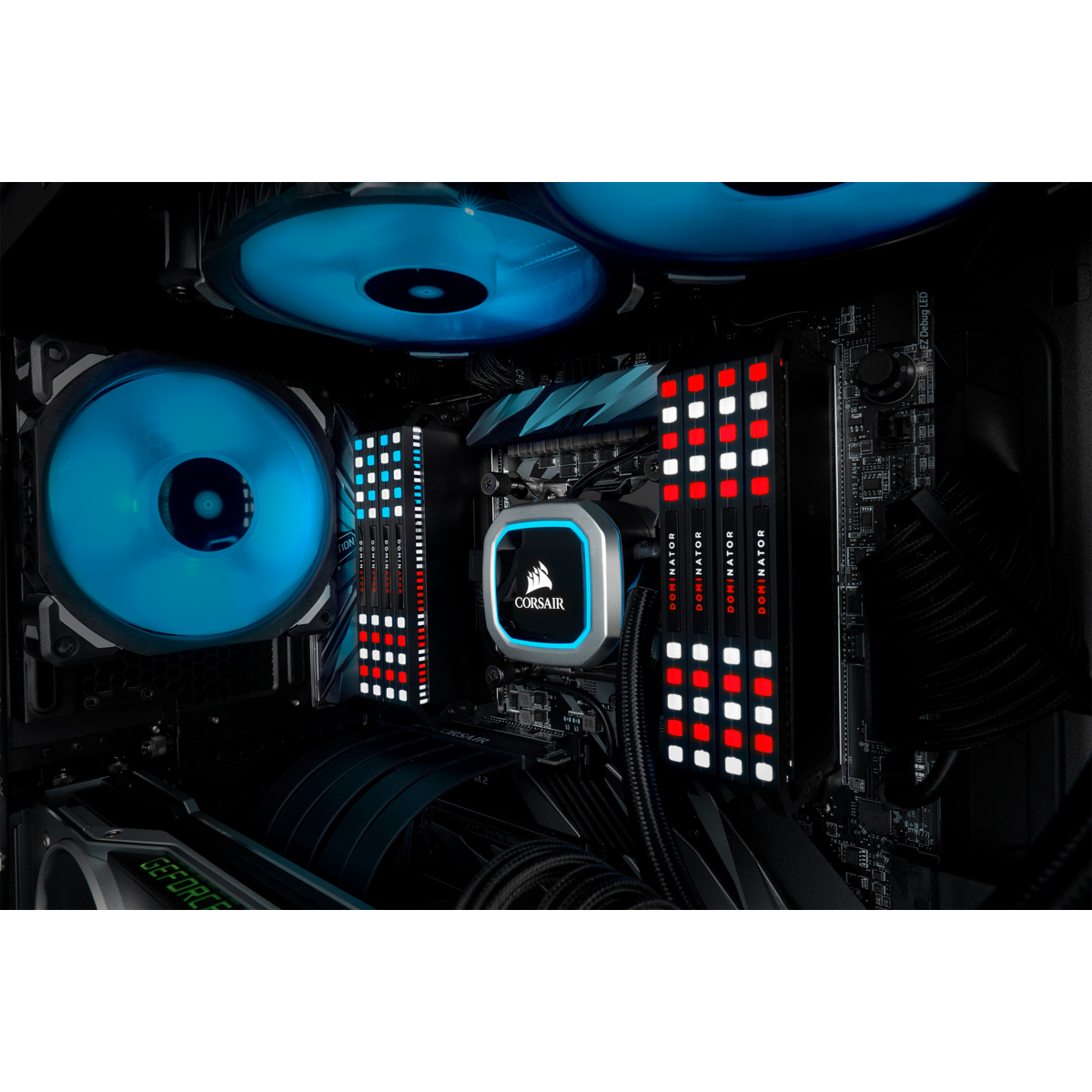 Corsair Dominator Platinum RGB - DDR4 - kit - 16 GB: 2 x 8 GB, Ansicht 3
