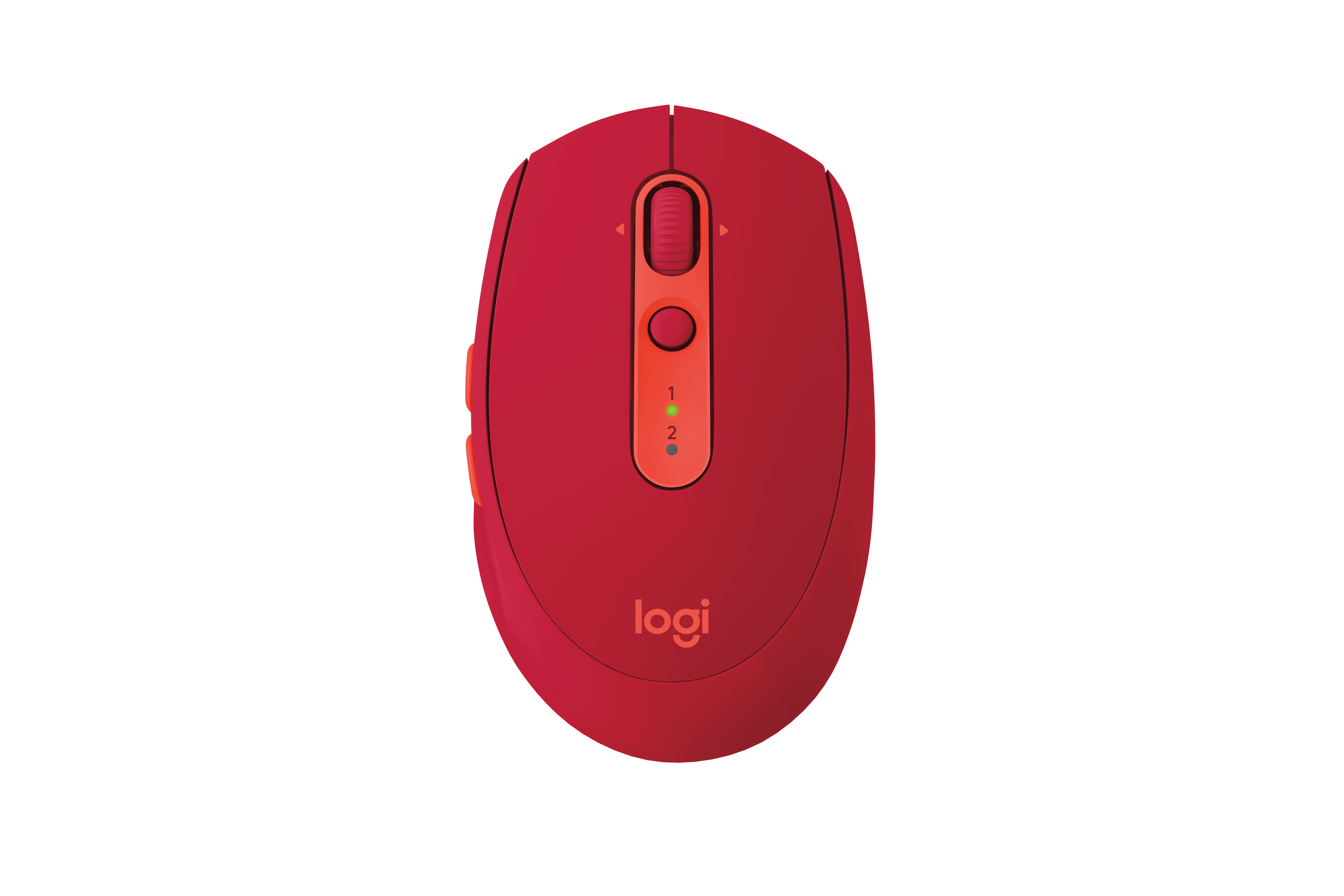 Logitech M590 - rechts - Optisch - RF kabellos + Bluetooth - 1000 DPI - Rot