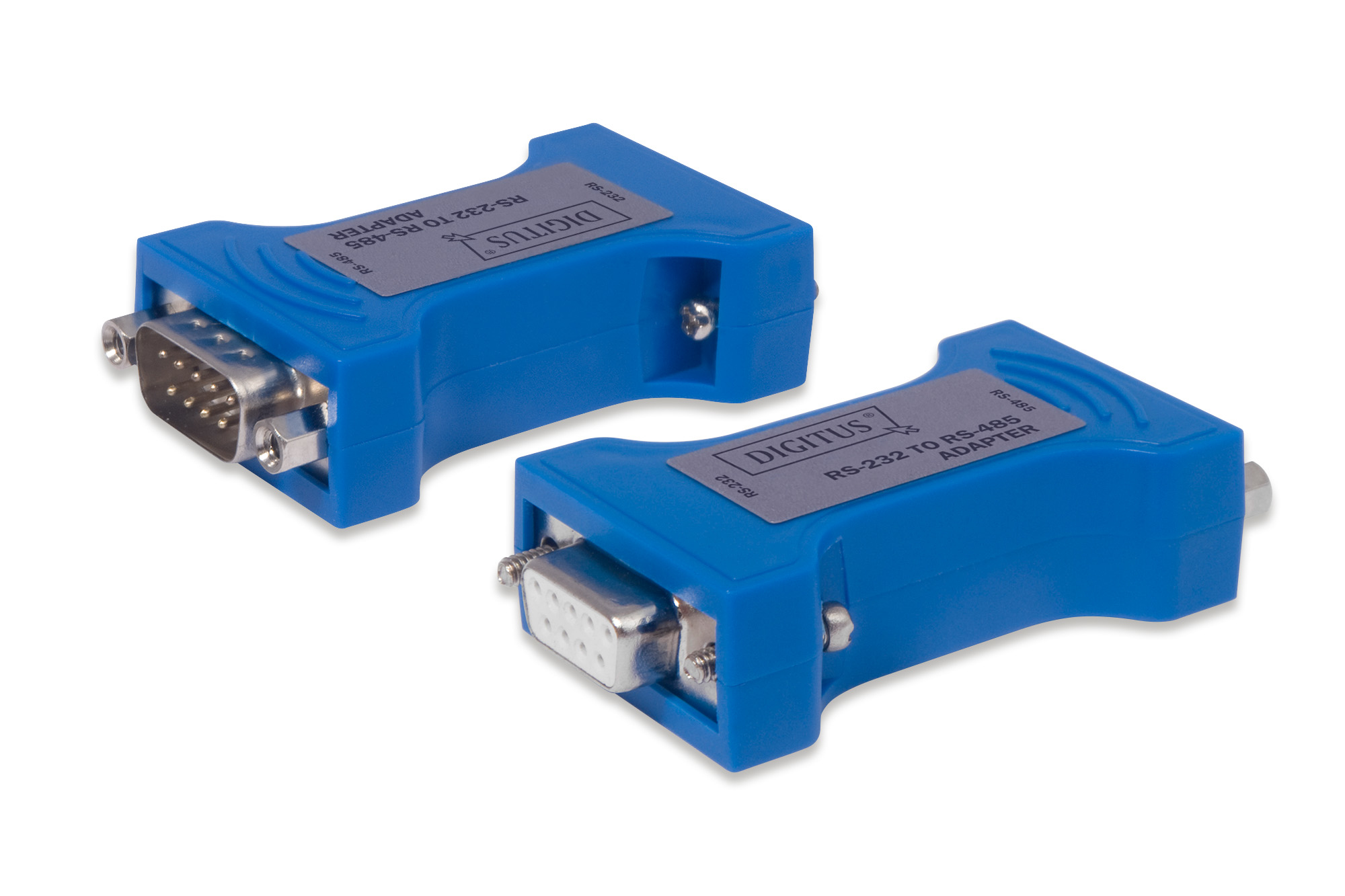 DIGITUS RS-232 zu RS-485 Adapter, RS232, RS485, Blau