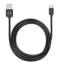 Mobilis 001278 - 1 m - USB A - USB C/Lightning - Schwarz