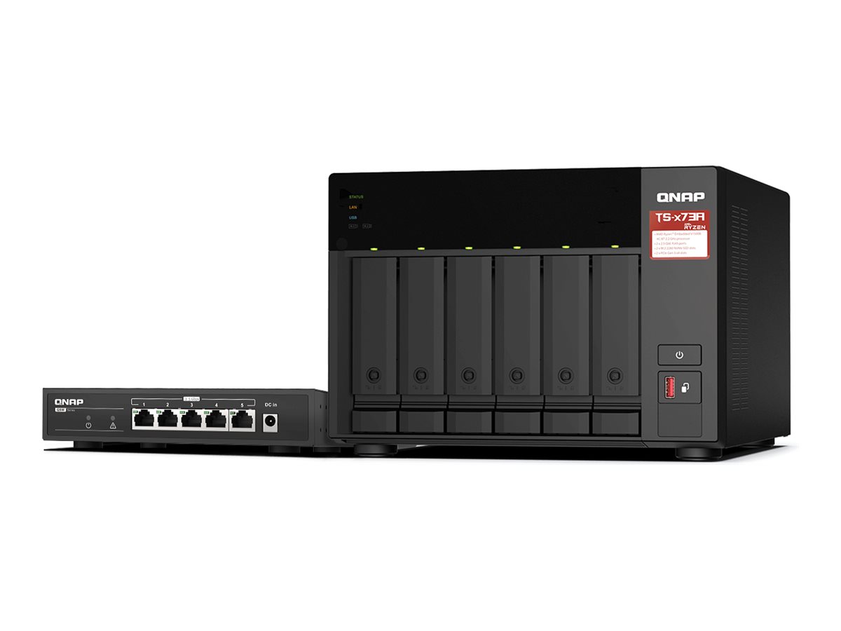 QNAP TS-673A - NAS-Server - 6 Schächte - SATA 6Gb/s