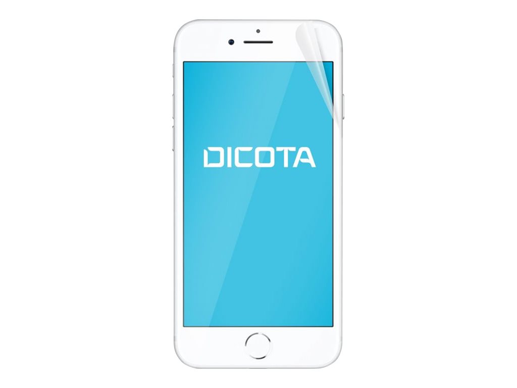 Dicota Anti-glare Filter - Bildschirmschutz für Handy - film - durchsichtig - für Apple iPhone 8, SE (2. Generation)