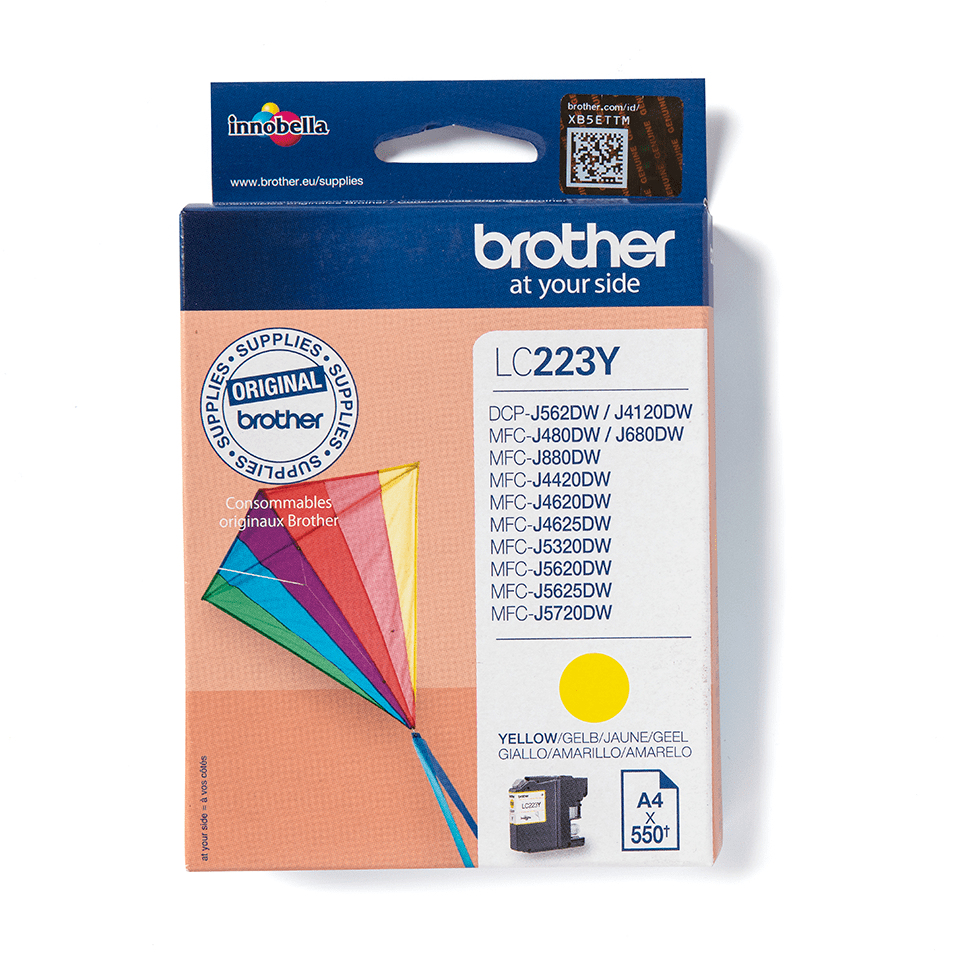 Brother LC223Y - Gelb - Original - Tintenpatrone, Ansicht 4