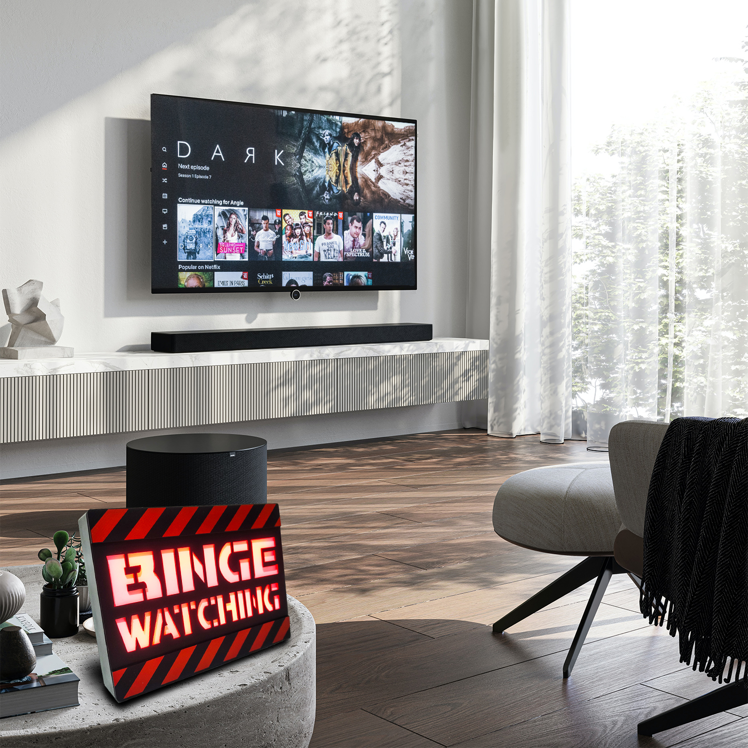 Mad Monkey LampeBinge Watching, Ansicht 4