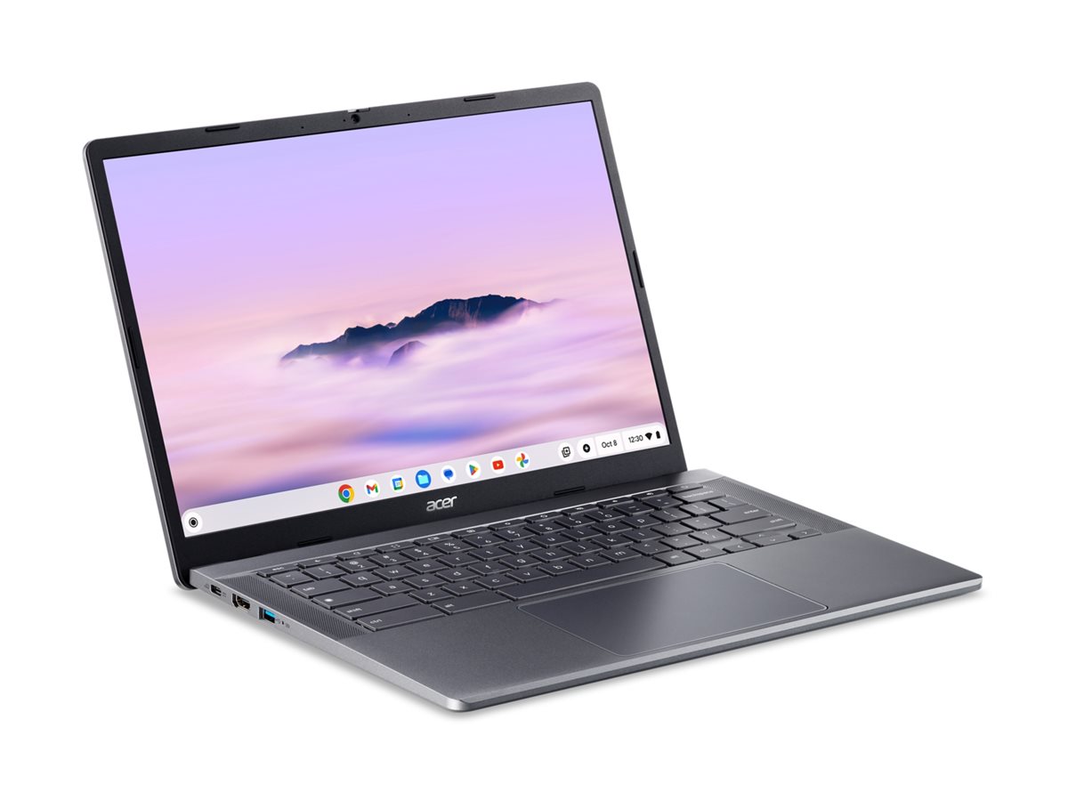 Acer Chromebook Plus 514 CB514-3HT - AMD Ryzen 5 7520C  2.8 GHz - Chrome OS - Radeon 610M - 8 GB RAM - 256 GB SSD - 35.6 cm (14)