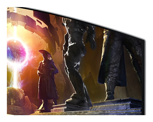 Samsung Odyssey G855D 34 OLED 3440x1440 Mega DCR - 86,4 cm - 34, Ansicht 2