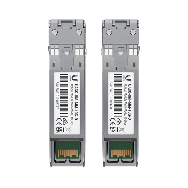 UbiQuiti SFP (Mini-GBIC)-Transceiver-Modul - 10 GigE - LC Multi-Mode - bis zu 300 m (Packung mit 2), Ansicht 2