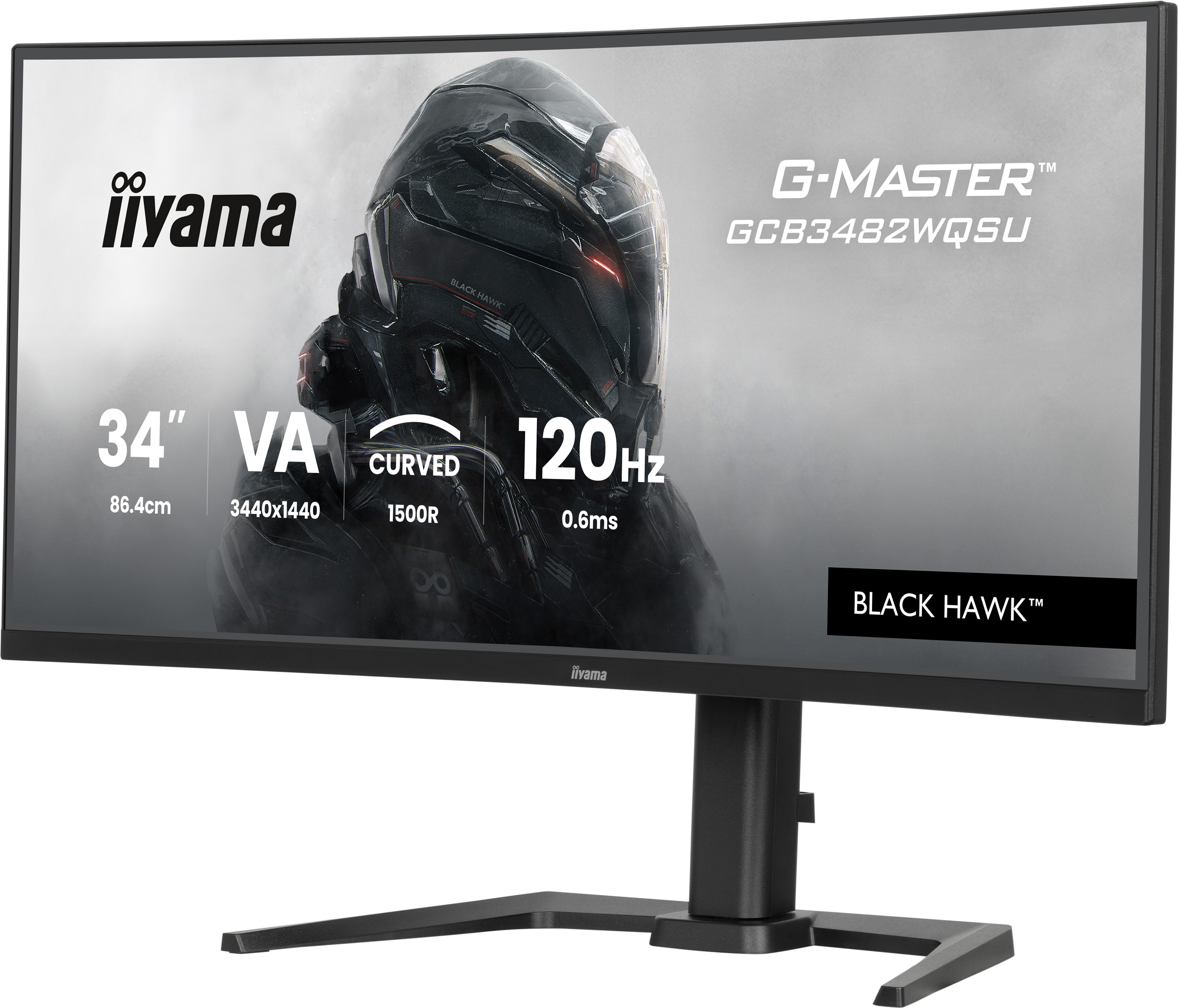 Iiyama GCB3482WQSU-B1 - LED-Monitor - Gaming - gebogen - 86 cm (34), Ansicht 3