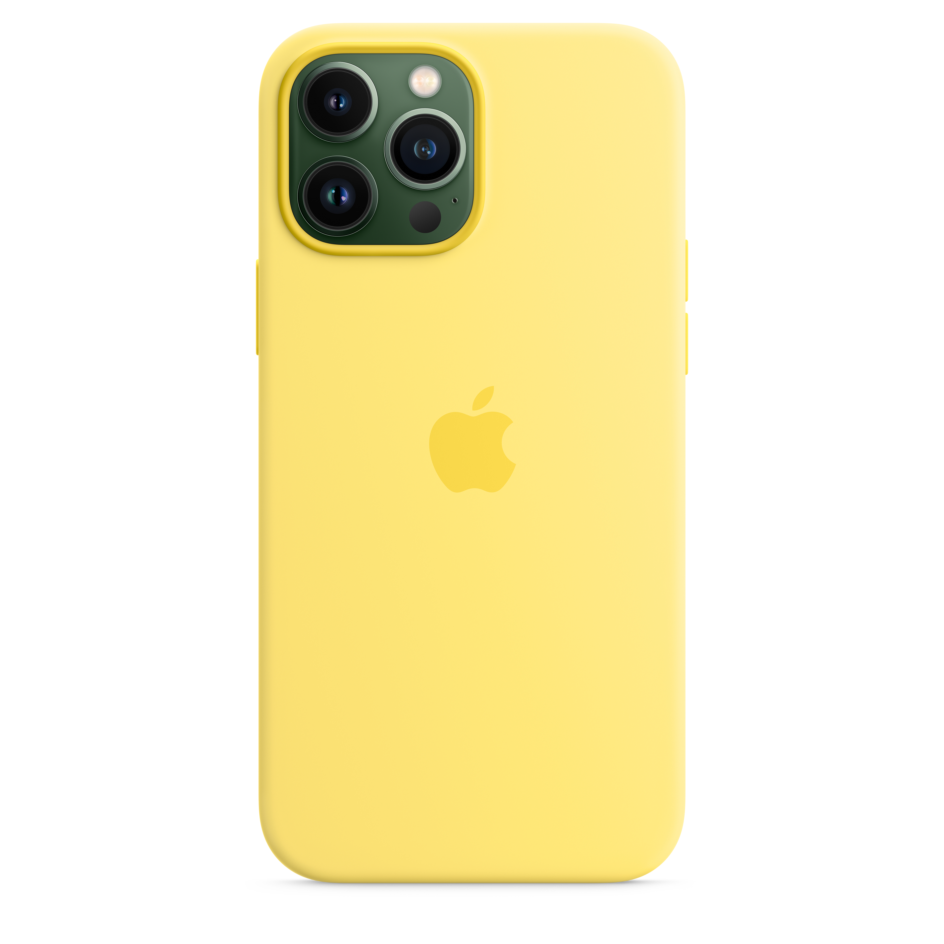Apple iPhone 13 Pro Max Silicone Case with MagSafe Lemon Zest
