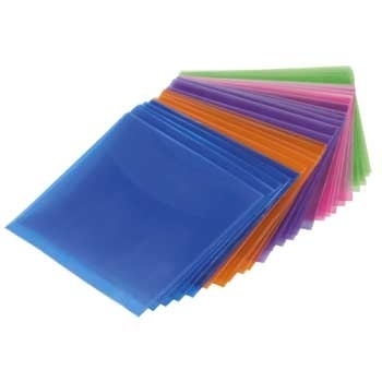 Hama CD-/DVD-Hülle - Blau, Rot, grün, orange, violett (Packung mit 50), Ansicht 2