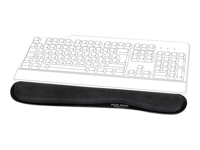 Delock  Handgelenkauflage für Tastatur / Notebook schwarz