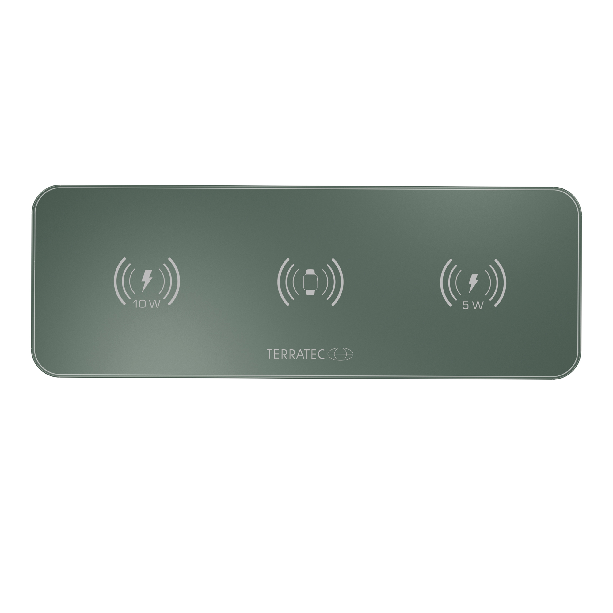 TerraTec ChargeAIR All green - Induktive Ladematte + AC-Netzteil - 10 Watt - 1.2 A, Ansicht 4