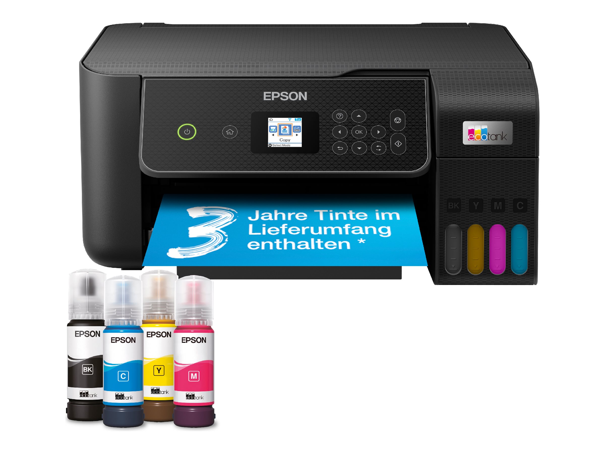 Epson EcoTank ET-2870 - Multifunktionsdrucker - Farbe - Tintenstrahl - ITS - A4 (Medien)