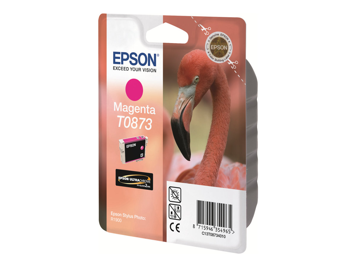 Epson T0873 - 11.4 ml - Magenta - original - Blisterverpackung - Tintenpatrone