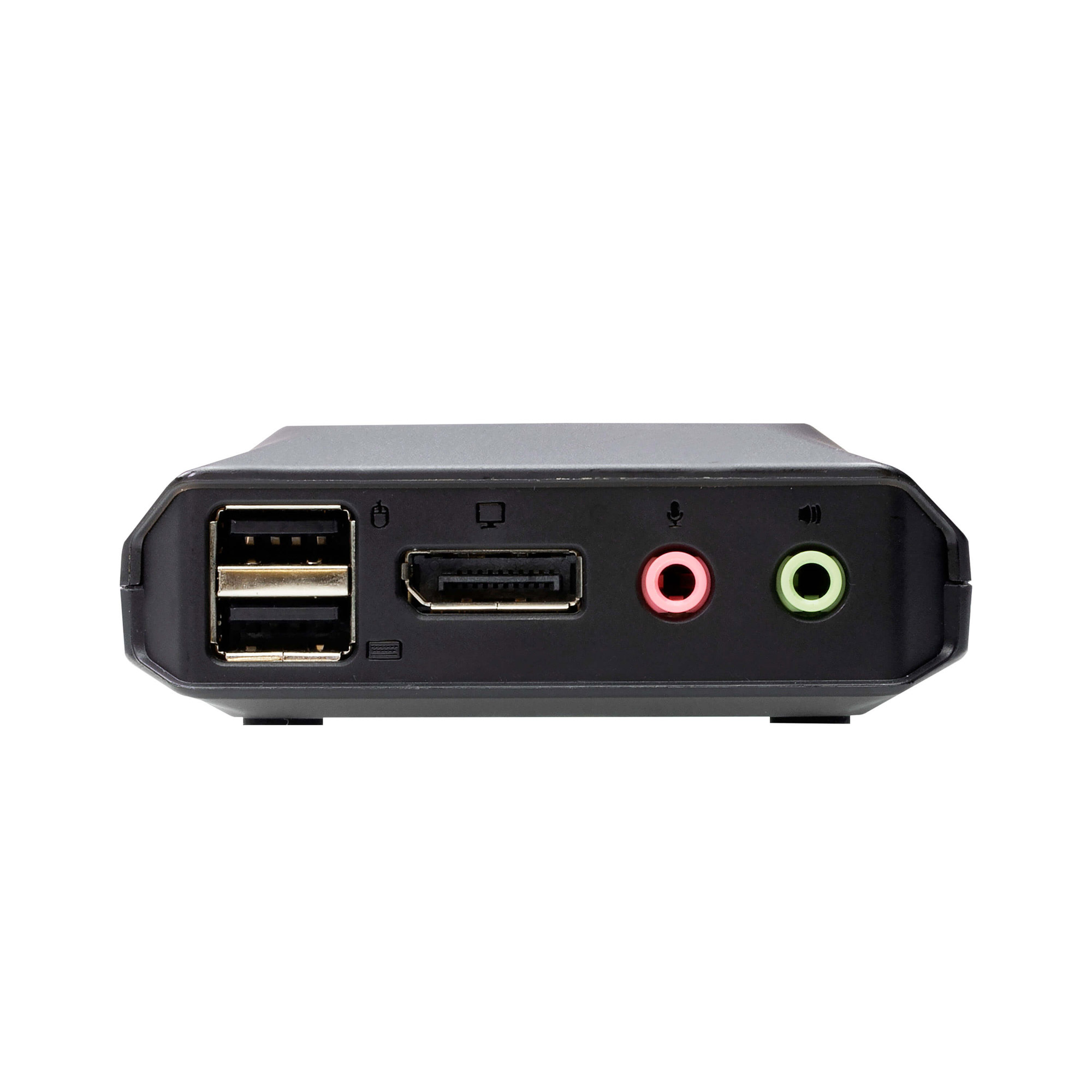 ATEN 2-Port USB-C-DisplayPort-Kabel KVM Switch - 4096 x 2160 Pixel - 4K Ultra HD - 0,74 W - Schwarz, Ansicht 5