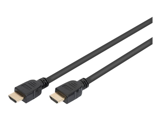 DIGITUS - Ultra High Speed - HDMI-Kabel mit Ethernet - HDMI männlich zu HDMI männlich - 1 m - Dreifachisolierung
