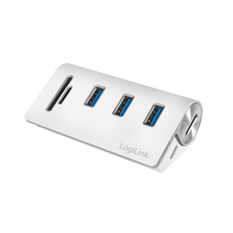 LogiLink USB 3.0 3-Port Hub with Card Reader, Ansicht 2