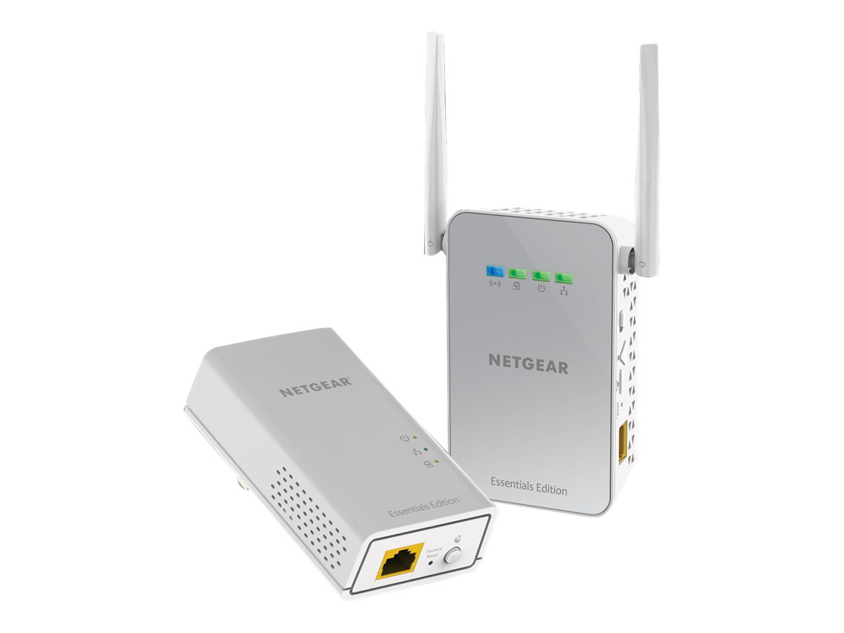 Netgear Powerline PLW1000 - Powerline Adapterkit 1GbE, HomePlug AV (HPAV)
