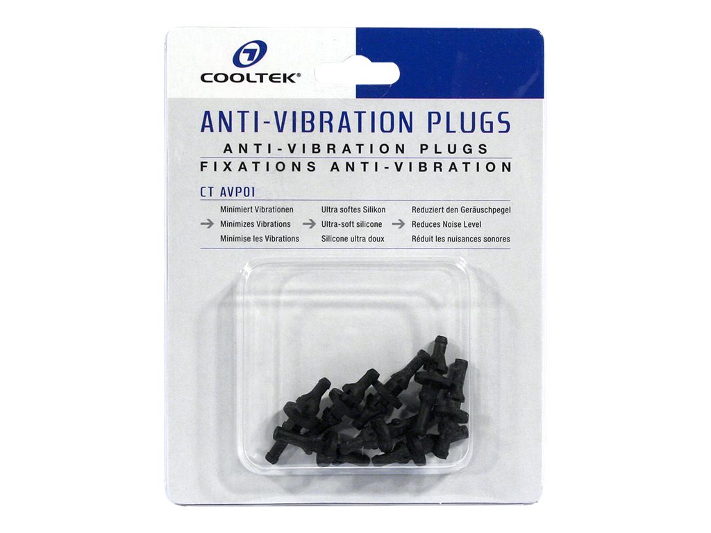 Cooltek Anti-Vibrations Plugs  8 Stück für 2 Lüfter