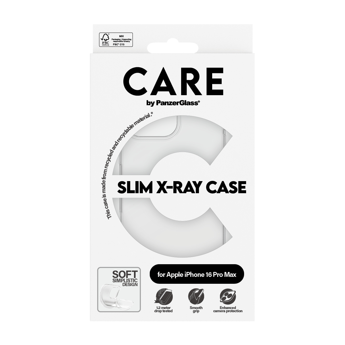 PanzerGlass CARE by PanzerGlass X-Ray - Hintere Abdeckung für Mobiltelefon, Ansicht 3
