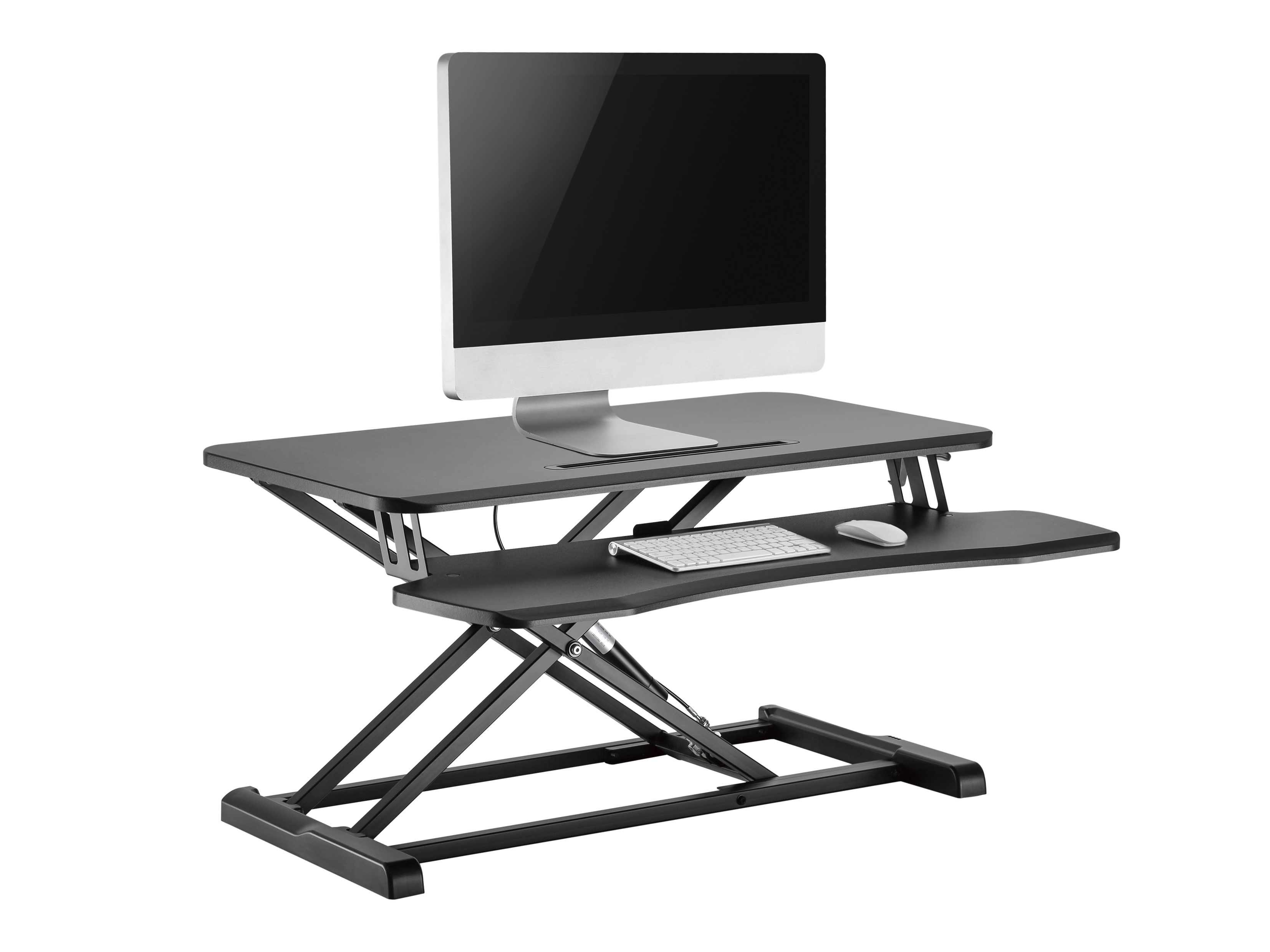 Equip ERGO Monitortisch mit Sitz-Stehbankerhöhung schw 15kg, Ansicht 4