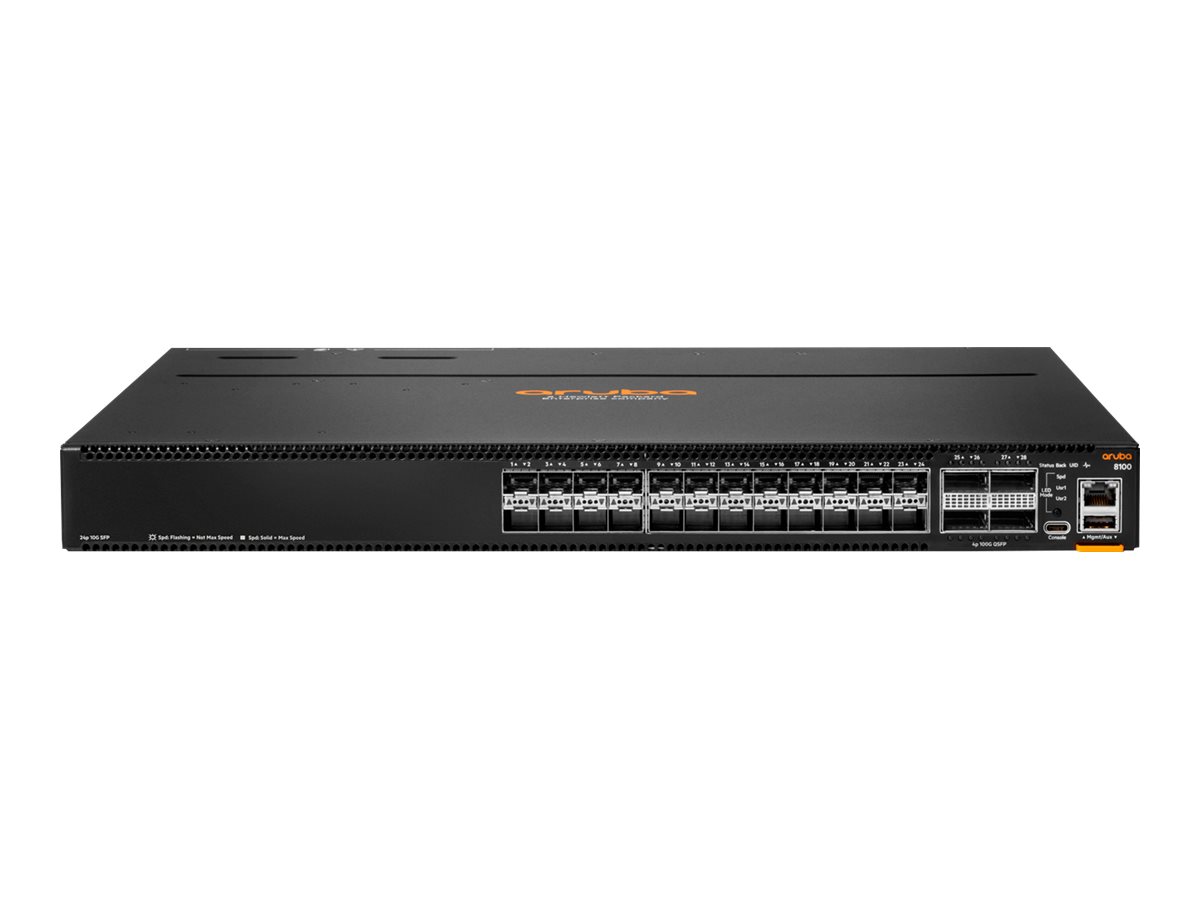 HPE Aruba Networking CX 8100 24x10G SFP+ 4x40100G QSFP28 Switch