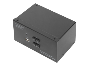DIGITUS KVM-Switch 2-Port Dual-Display 4K HDMI®