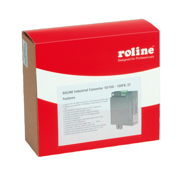 ROLINE Industrie - Medienkonverter - 100Mb LAN, Ansicht 2