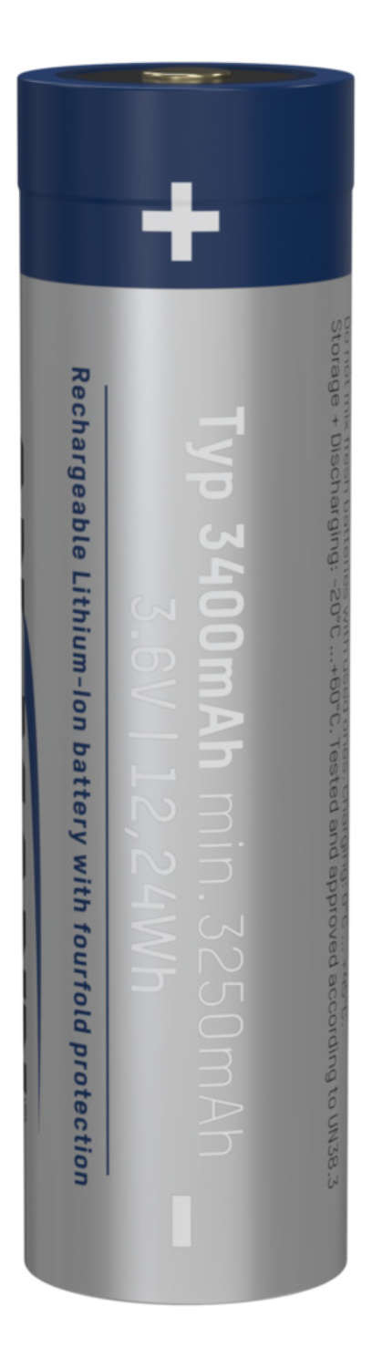 Ansmann Batterie 18650 - Li-Ion - 3400 mAh, Ansicht 4
