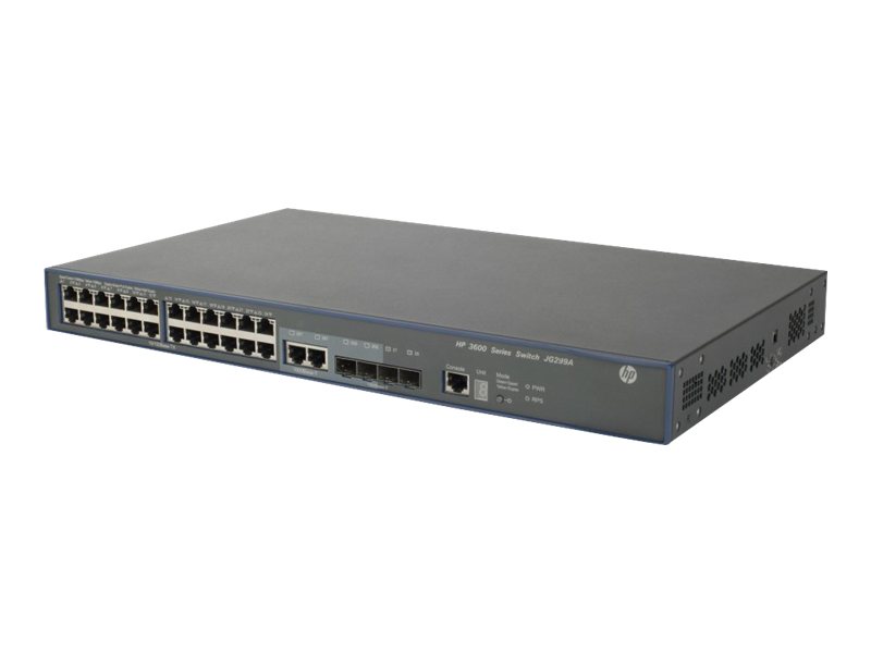 HP 3600-24 V2 EI Switch JG299A (JG299A) - REFURB