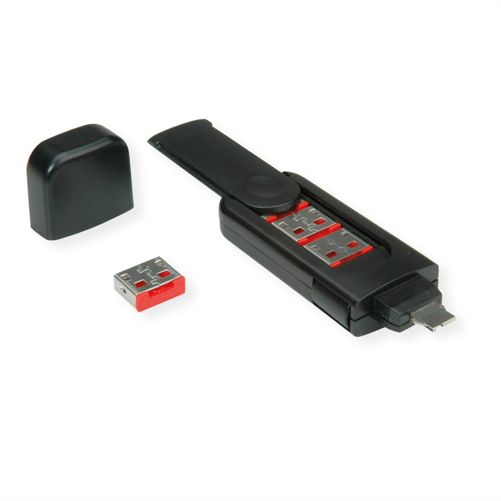 ROLINE USB-Portblocker - Schwarz, Ansicht 2