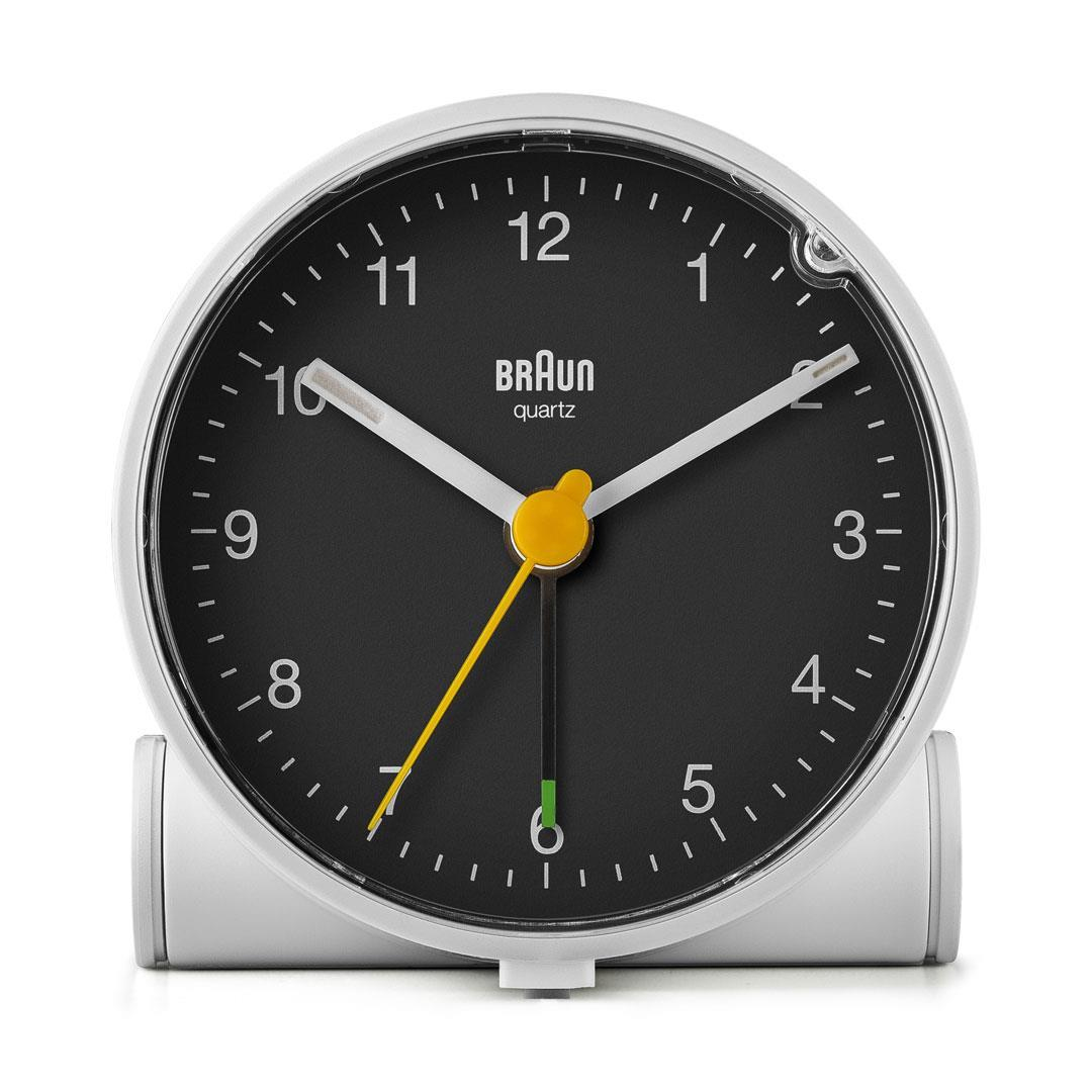 Braun BC01WB - Quarzwecker - Rund - Schwarz - Weiß - 12 h - Analog - Akku, Ansicht 4