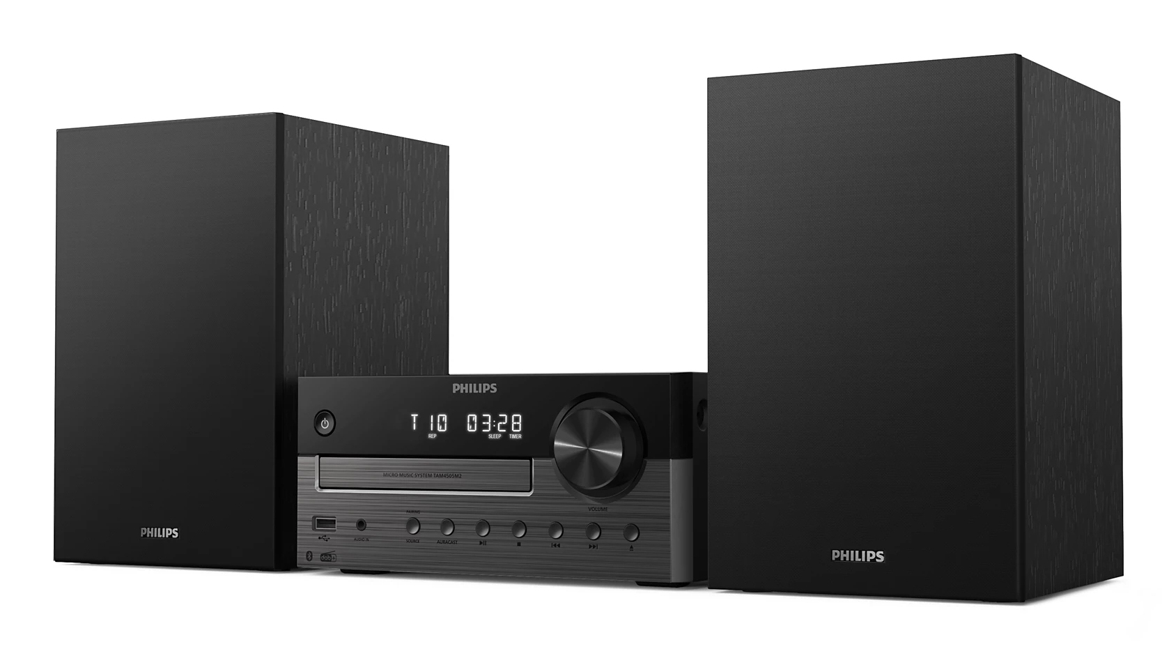 Philips TAM4505M2 - 2 Kanäle Heim-Audio-Mikrosystem DAB DAB+ FM - Lautsprecher - FLAC, Ansicht 4