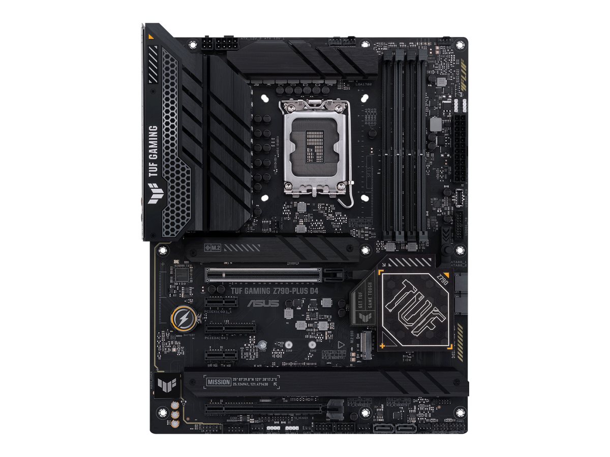 ASUS TUF GAMING Z790-PLUS D4 - Motherboard - ATX - LGA1700-Sockel - Z790 Chipsatz - USB 3.2 Gen 1, USB 3.2 Gen 2, USB-C 