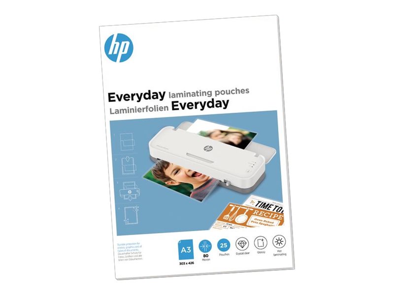 Hewlett Packard (HP) HP Laminierfolien Everyday A3  80 Micron  25x