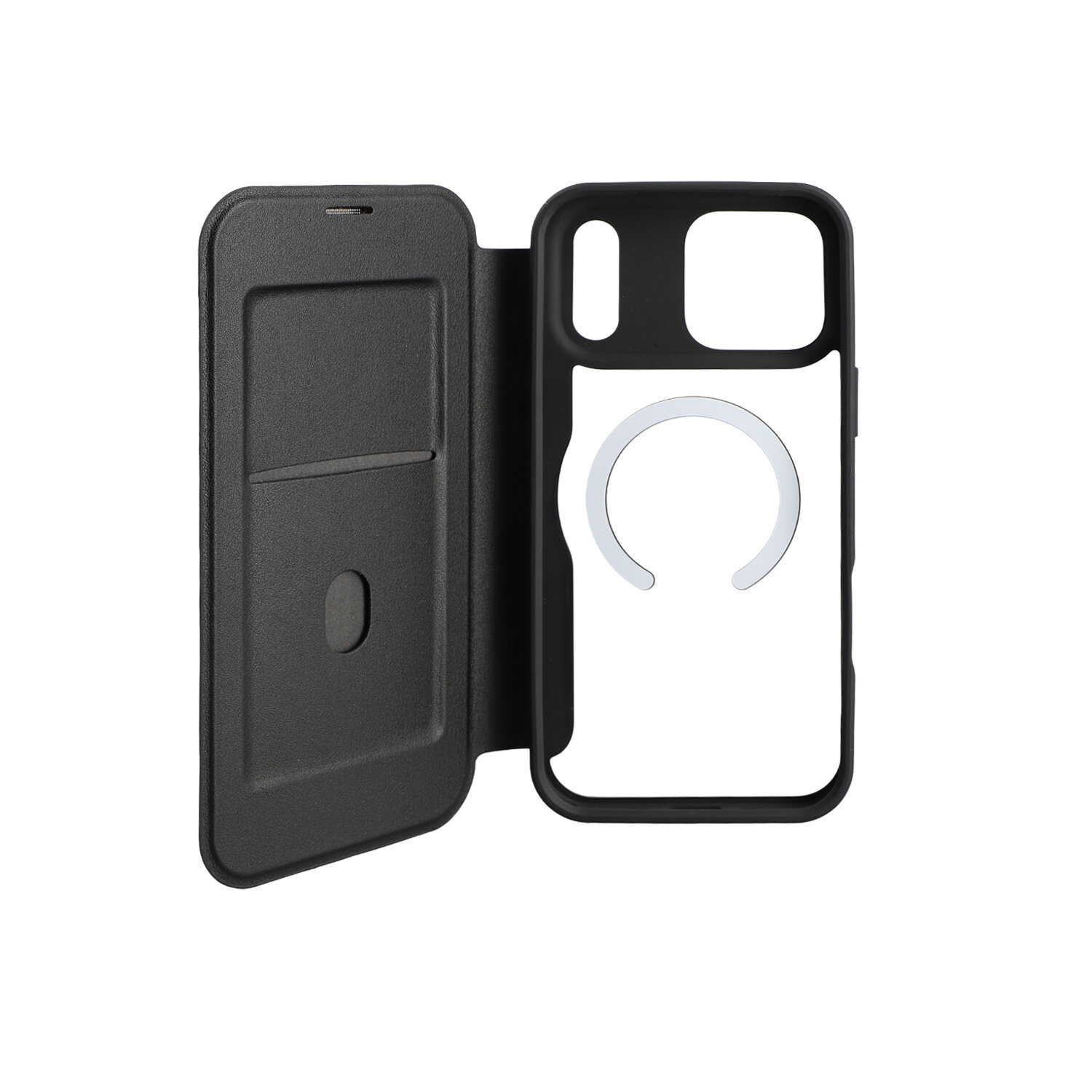4smarts Urban Pro Flipcase iPhone 17 Max Qi2 ready black, Ansicht 3