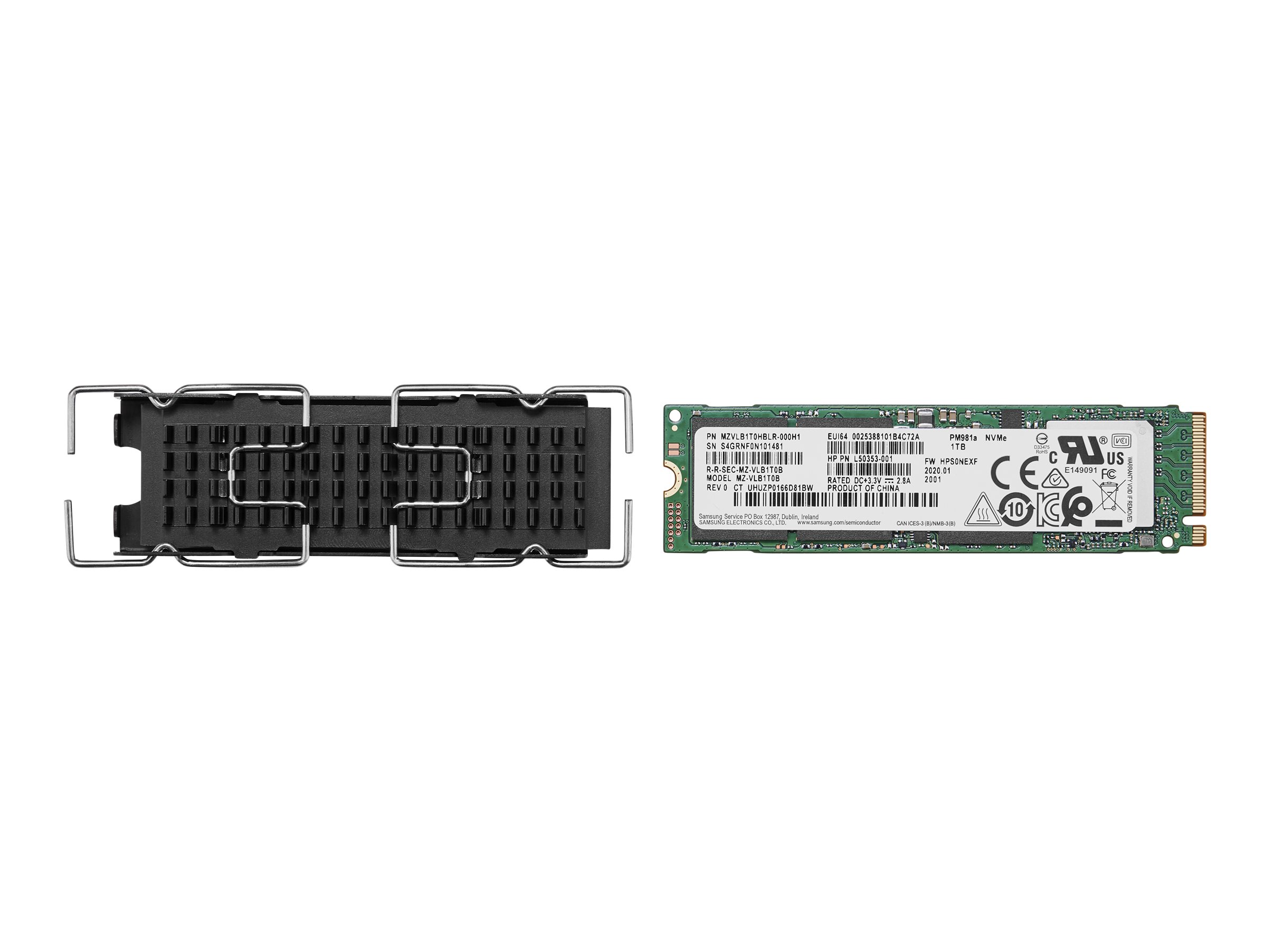 HP - SSD - 1 TB - intern - M.2 2280 - PCIe 3.0 x4 (NVMe)