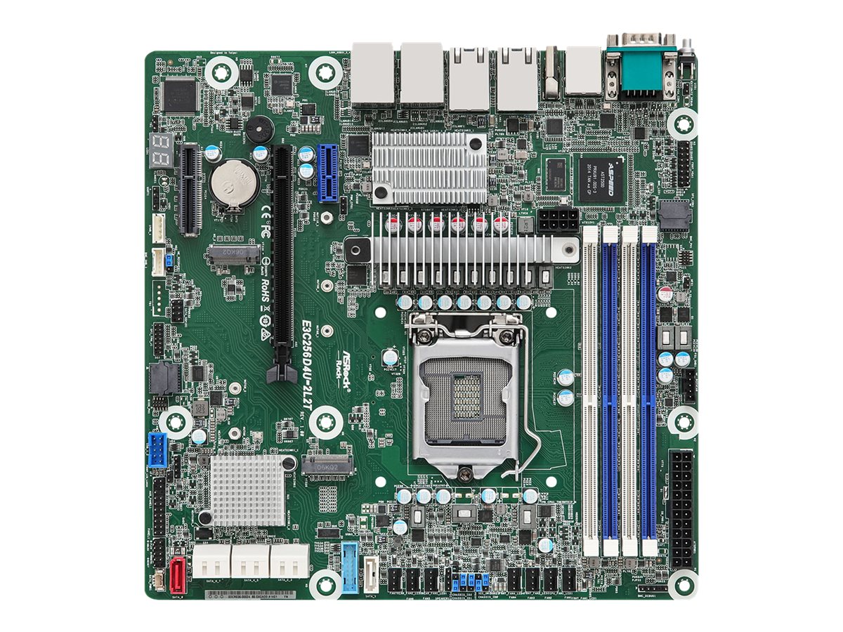 ASRock Rack E3C256D4U-2L2T - Motherboard - micro ATX