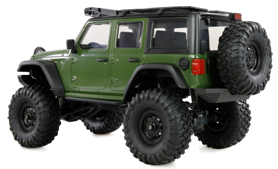 Amewi RC Crawler Mini-Crosstrailer AMXRock 4WD 1 16 RTR grün, Ansicht 4