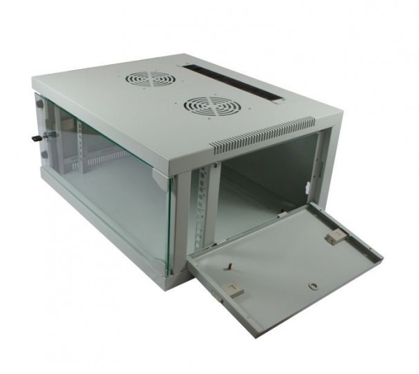 ALLNET ALL-SMQ5406GRAU Rack 50 kg Freistehendes Gestell 6U Grau, Ansicht 2